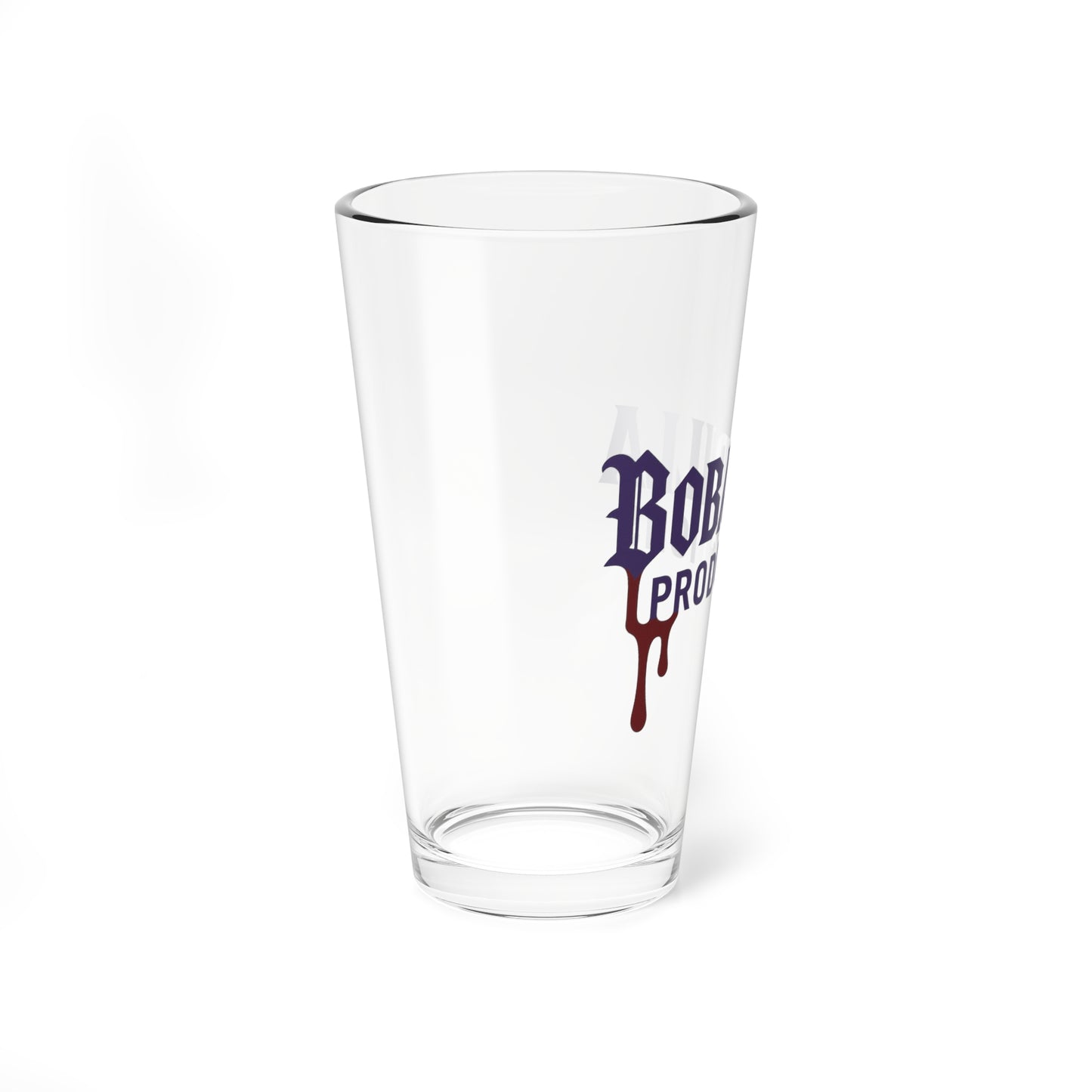Custom Mixing Glass, 16oz - Bobadilla Productions, Unique Barware, Gift for Mixologists, Home Bar Essentials, Fun Party Glass