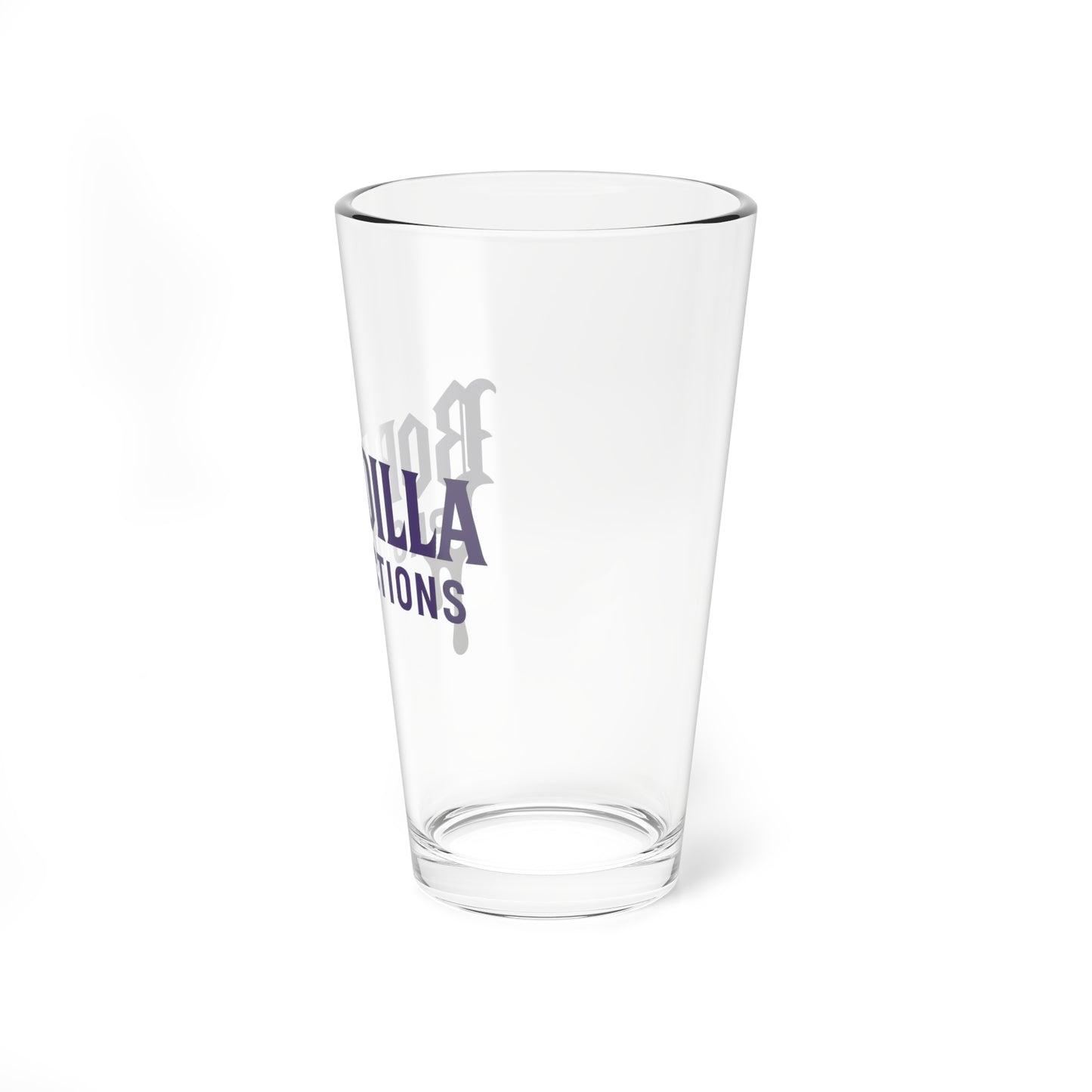 Custom Mixing Glass, 16oz - Bobadilla Productions, Unique Barware, Gift for Mixologists, Home Bar Essentials, Fun Party Glass